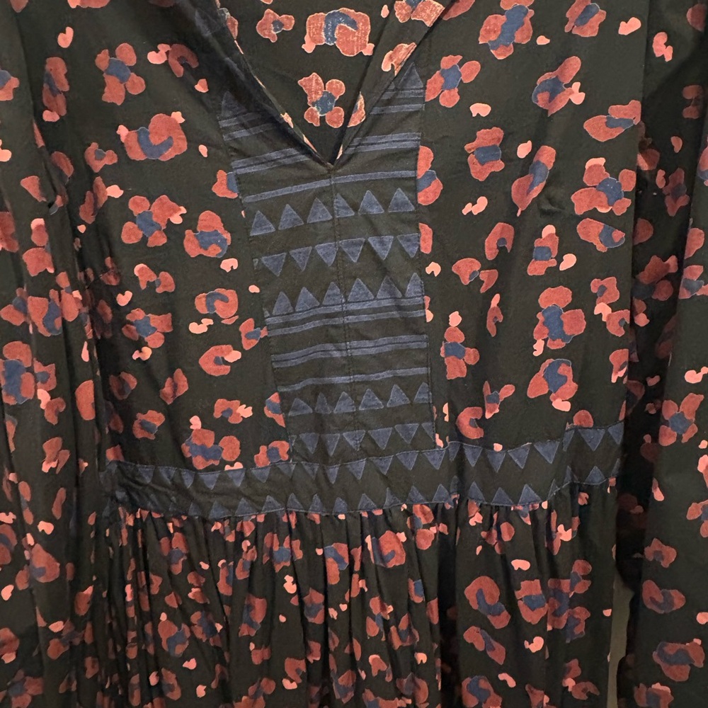Oliphant Black and Pink Floral Dress - Picture 3 of 3